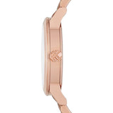 Burberry The City Diamonds Rose Gold Dial Rose Gold Steel Strap Watch for Women - BU9126