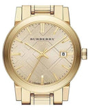 Burberry The City Gold Dial Gold Steel Strap Watch for Women - BU9134