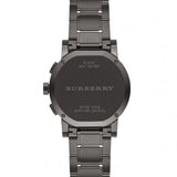 Burberry The City Grey Dial Gunmetal Grey Steel Strap Watch for Men - BU9381