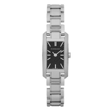 Burberry Heritage Black Dial Silver Steel Strap Watch For Women - BU9601