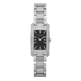 Burberry Heritage Black Dial Silver Steel Strap Watch For Women - BU9601