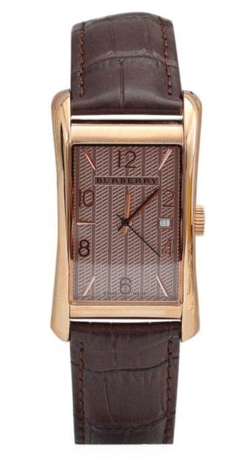Burberry Heritage Brown Dial Brown Leather Strap Watch for Men - BU3000