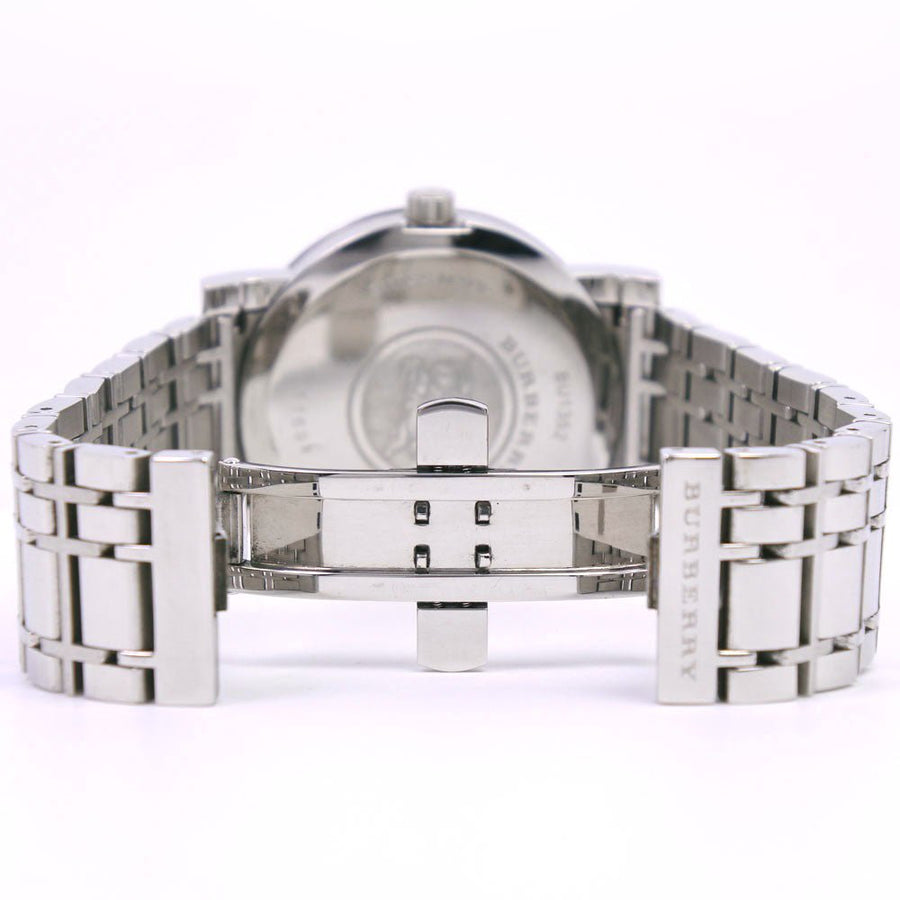 Burberry Heritage Collection Rose Gold Dial Silver Steel Strap Watch for Men - BU1352
