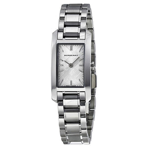 Burberry Heritage Quartz White Dial Silver Steel Strap Watch For Women - BU9600