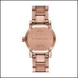 Burberry Heritage Rose Gold Dial Rose Gold Steel Strap Watch for Women - BU9215