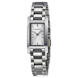 Burberry Heritage Quartz White Dial Silver Steel Strap Watch For Women - BU9600