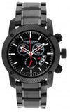 Burberry Sport Chronograph Black Dial Black Steel Strap Watch for Men - BU7703