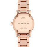 Burberry The City Nude Dial Rose Gold Steel Strap Watch for Women - BU9228