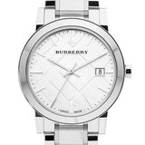 Burberry The City Silver Dial Silver Steel Strap Watch for Women - BU9000