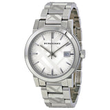 Burberry The City Silver Dial Silver Steel Strap Watch for Women - BU9233