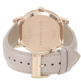 Burberry The City Beige Dial Brown Leather Strap Watch for Women - BU9014