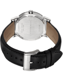 Burberry The City Black Dial Black Leather Strap Watch for Men - BU9009