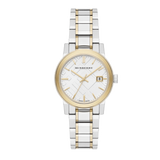 Burberry The City Silver Dial Two Tone Steel Strap Watch for Women - BU9217