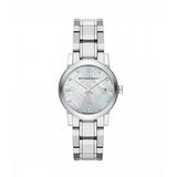 Burberry The City Diamonds Silver Dial Silver Steel Strap Watch for Women - BU9125