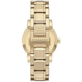 Burberry The City Gold Dial Gold Steel Strap Watch for Women - BU9033