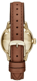 Burberry The Classic Champagne Gold Dial Brown Leather Strap Watch for Women - BU10101
