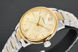 Burberry The Classic Champagne Gold Dial Two Tone Steel Strap Watch for Women - BU10118