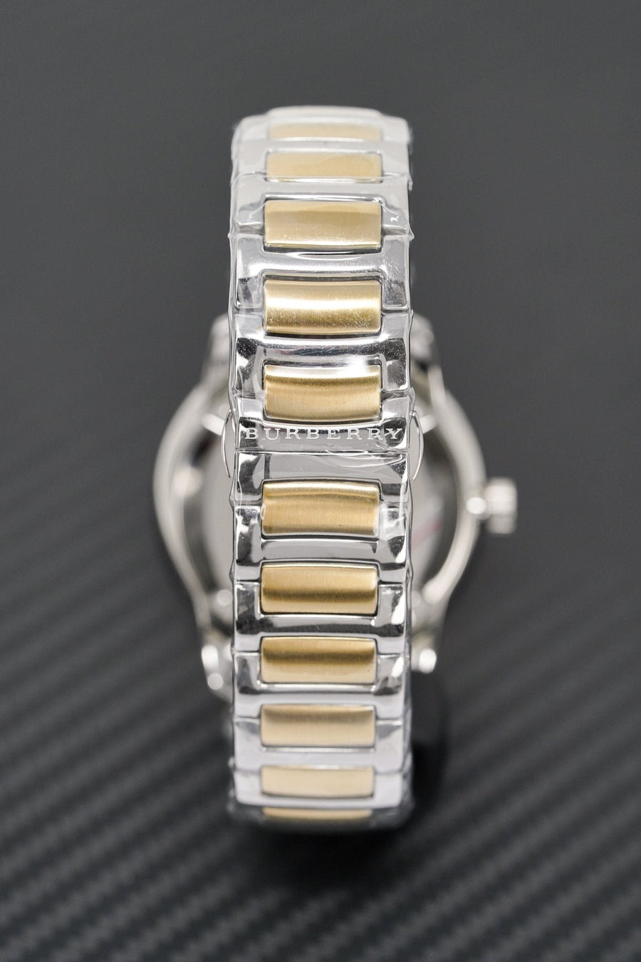 Burberry The Classic Gold Dial Two Tone Steel Strap Watch for Men - BU10011