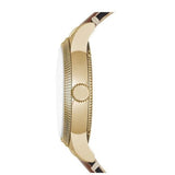 Burberry The Utilitarian White Dial Brown Leather Strap Watch for Women - BU7865