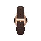 Burberry The City Brown Dial Brown Leather Strap Watch for Men - BU9013