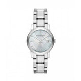 Burberry The City Diamonds Silver Dial Silver Steel Strap Watch for Women - BU9125