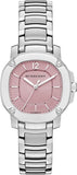 Burberry The Britain Pink Dial Silver Steel Strap Watch for Women - BBY1704