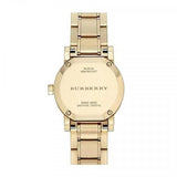 Burberry The City Gold Dial Gold Steel Strap Watch for Women - BU9234