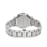 Burberry The City White Dial Silver Steel Strap Watch for Women - BU9100