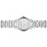 Burberry The City Silver Dial Silver Steel Strap Watch for Women - BU9233