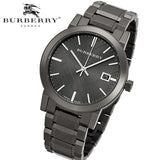 Burberry The City Grey Dial Gunmetal Steel Strap Watch for Men - BU9007