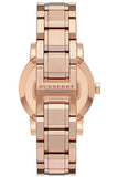 Burberry The City Rose Gold Dial Rose Gold Steel Strap Watch for Women - BU9135