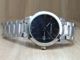 Burberry The City Black Dial Silver Stainless Steel Strap Watch for Women - BU9001