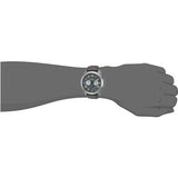 Fossil Grant Chronograph Gunmetal Grey Dial Grey Leather Strap Watch for Men - FS5183