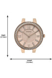 Fossil Virginia Pink Dial Pink Steel Strap Watch for Women - ES4482