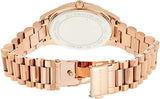 Michael Kors Slim Runway Rose Gold Dial Rose Gold Steel Strap Watch for Women - MK3197