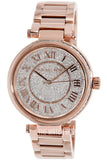 Michael Kors Skylar Rose Gold Dial Rose Gold Steel Strap Watch for Women - MK5868