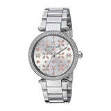 Michael Kors Parker Silver Dial Silver Stainless Steel Strap Watch for Women - MK6483