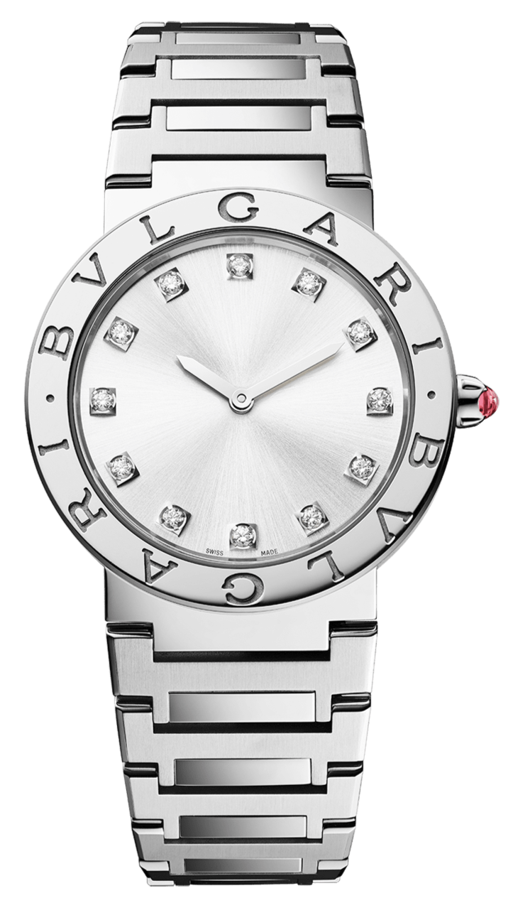 Bvlgari Bvlgari Bvlgari Lady Diamonds Silver Dial Silver Steel Strap Watch for Women - BVLGARI103696