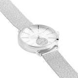 Michael Kors Portia Silver Dial Silver Mesh Bracelet Watch for Women - MK3843