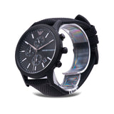 Emporio Armani Renato Chronograph Black Dial Black Nylon Strap Watch For Men - AR11457