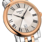 Tissot Carson Premium Lady Silver Dial Two Tone Steel Strap Watch For Women - T122.210.22.033.01