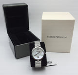 Emporio Armani Mother of Pearl Dial Silver Steel Strap Watch For Women - AR11235