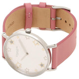 Coach Perry Mother of Pearl White Dial Pink Leather Strap Watch for Women - 14503243