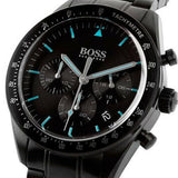 Hugo Boss Trophy Black Dial Black Steel Strap Watch for Men - 1513675