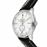 Breitling Premier Automatic 40mm Silver Dial Black Leather Strap Watch for Men - A37340351G1P1