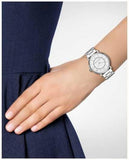 Marc Jacobs Roxy White Dial Silver Stainless Steel Strap Watch for Women - MJ3521