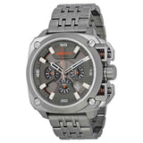 Diesel BAMF Chronograph Gray Dial Gray Steel Strap Watch For Men - DZ7344