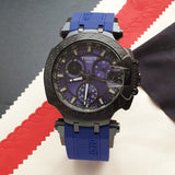 Tissot T Race Chronograph Blue Dial Blue Silicon Strap Watch For Men - T115.417.37.041.00