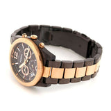 Fossil Perfect Boyfriend Multifunction Brown Dial Two Tone Steel Strap Watch for Women - ES4284