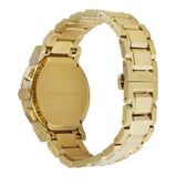 Burberry The City Gold Dial Gold Steel Strap Watch for Women - BU9753